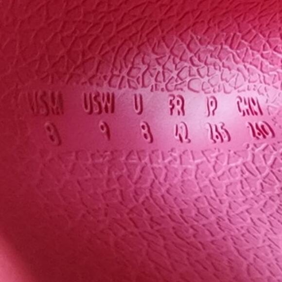 Adidas Adilette Aqua Pink Fusion Slip On Slides M8 W9 - Picture 8 of 8